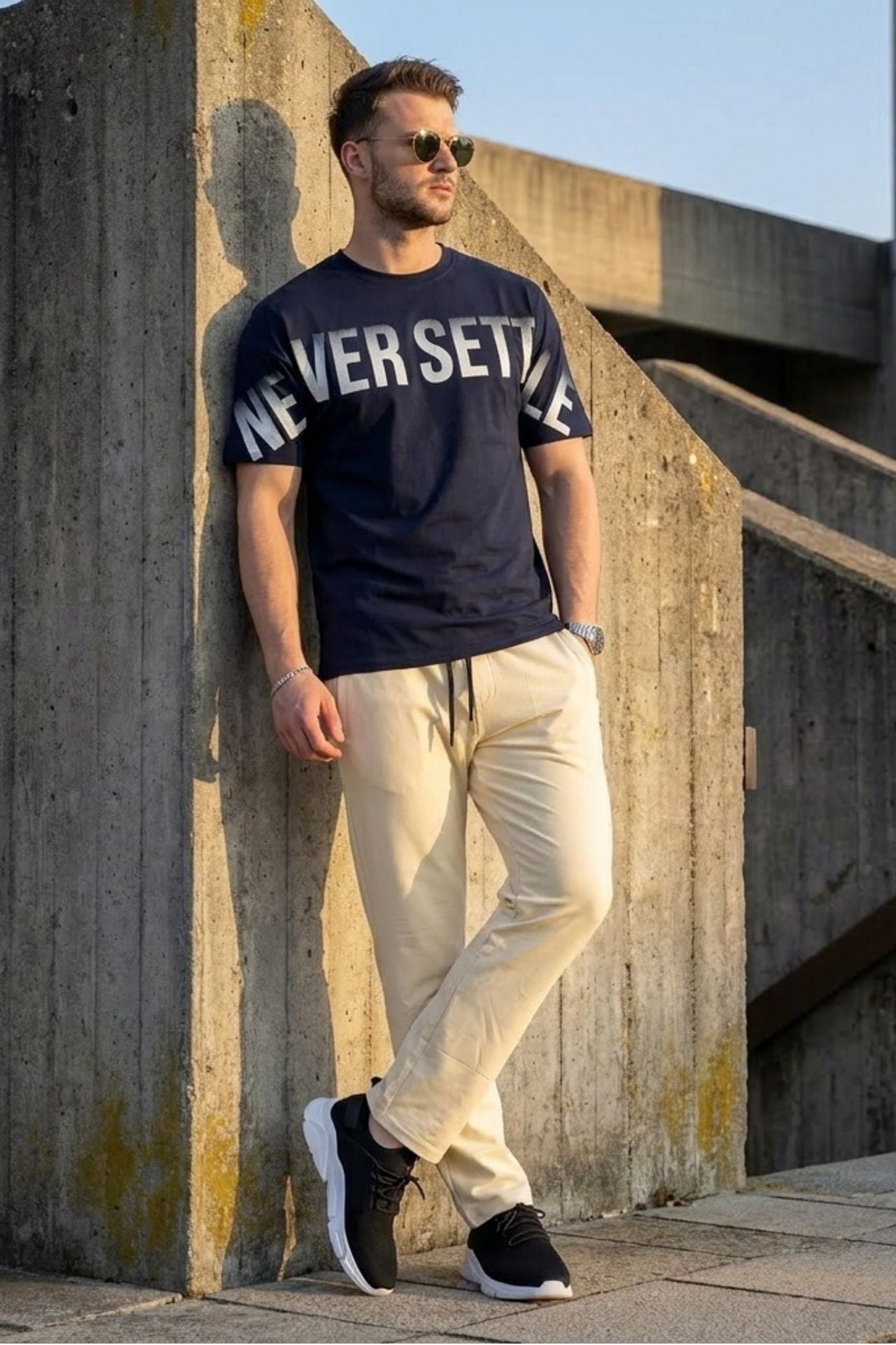 VIVE Never Settle Graphic Co-Ord Set