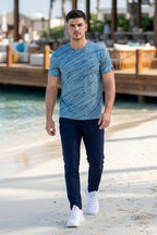 VIVE Performance Steel Blue Activewear Set