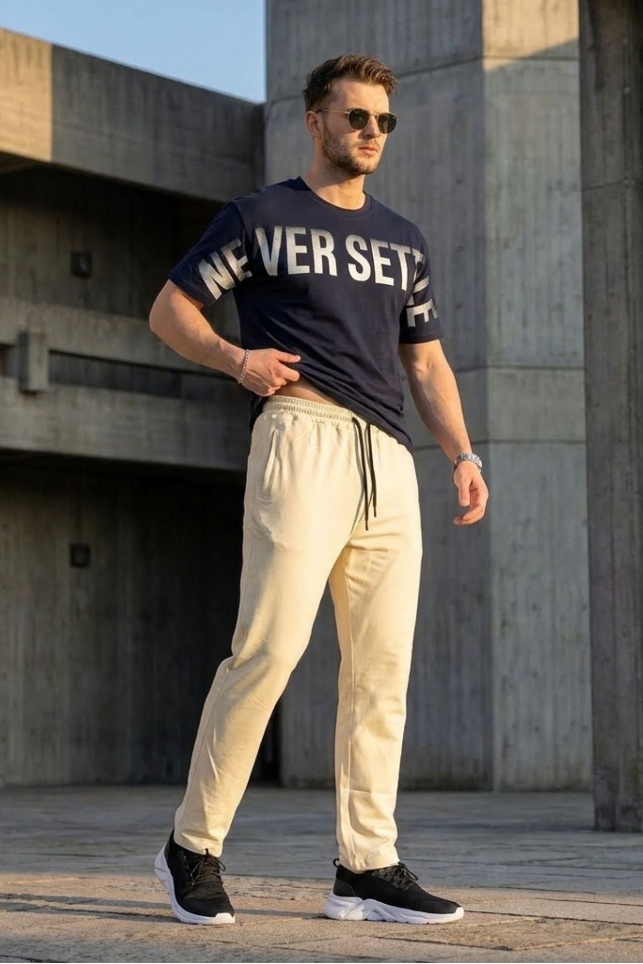 VIVE Never Settle Graphic Co-Ord Set