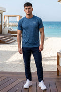 VIVE Ocean Blue Performance Activewear Set