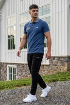 VIVE Heritage Steel Blue Polo Set