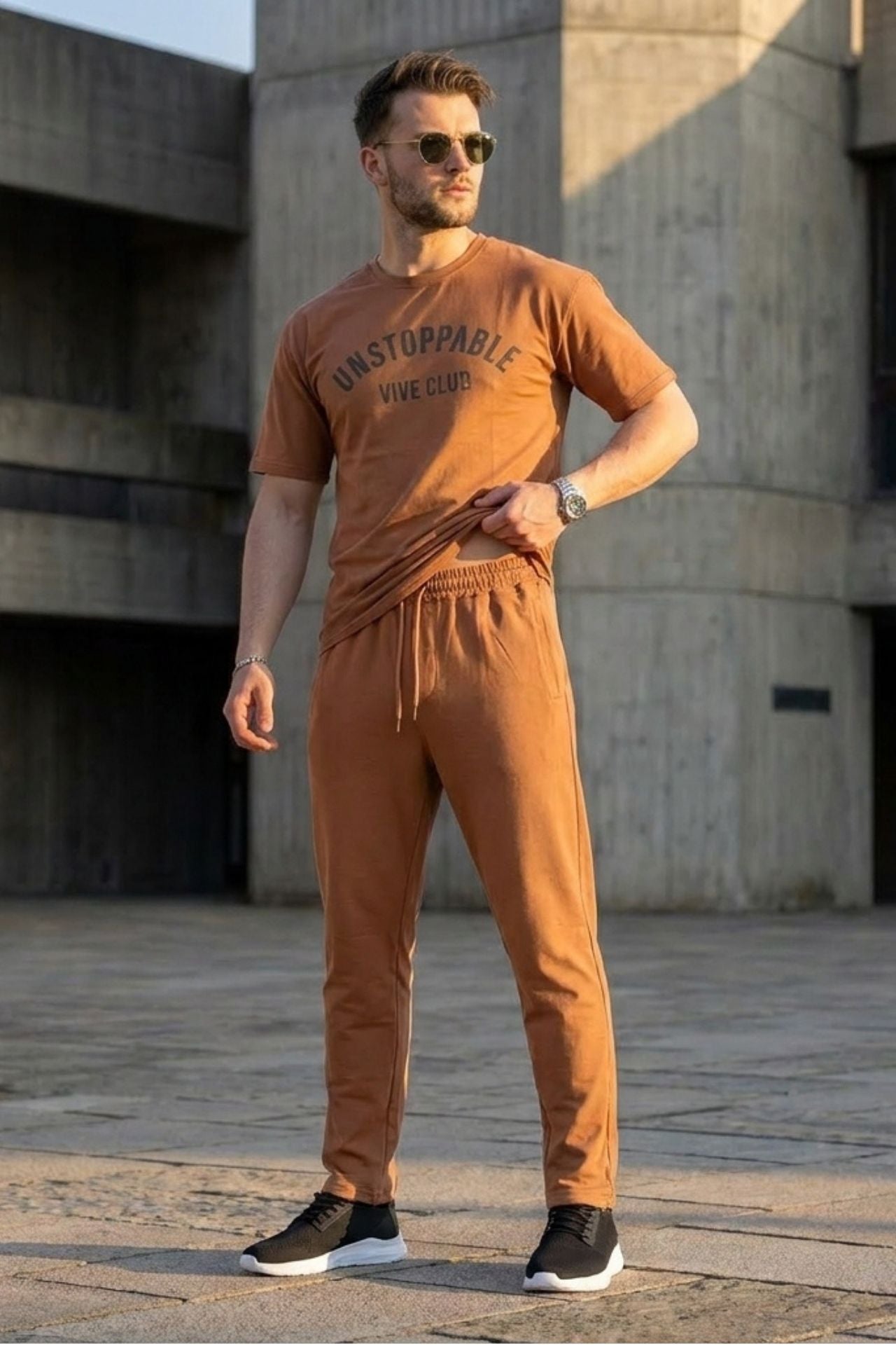 VIVE Unstoppable Premium Cotton Lounge Set