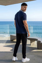 VIVE Heritage Navy Blue Polo Set