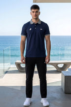 VIVE Heritage Navy Blue Polo Set