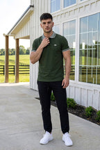 VIVE Heritage Olive Green Polo Set