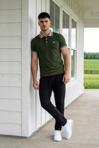 VIVE Heritage Olive Green Polo Set