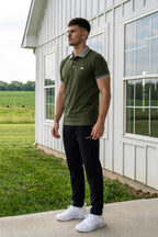 VIVE Heritage Olive Green Polo Set