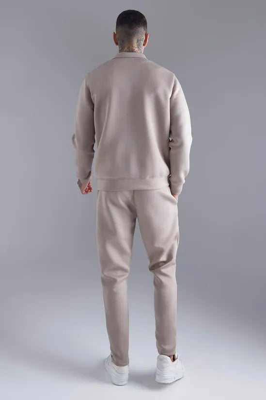 Bonded Scuba Harrington Jacket Set