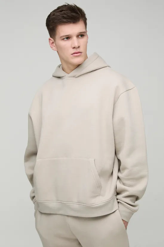 Sand Oversized Boxy Fit Hoodie