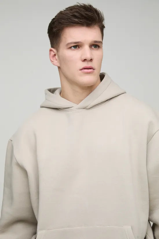 Sand Oversized Boxy Fit Hoodie