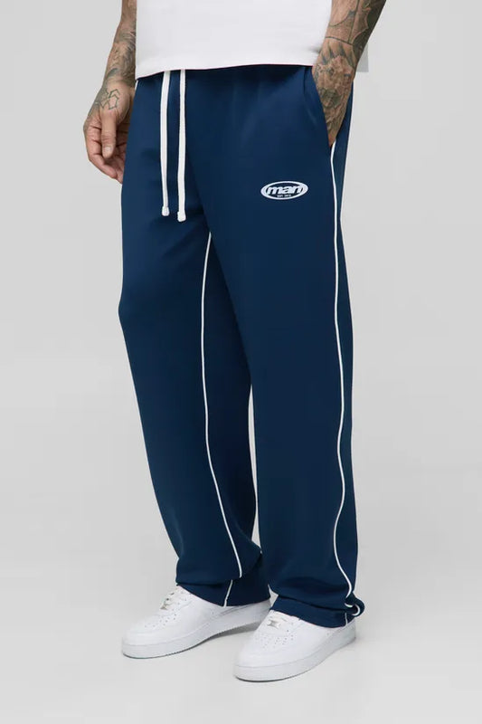 Tricot Print Oversized Joggers