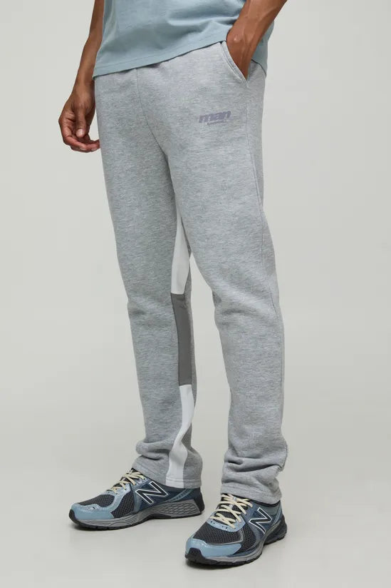 Slim Fit Man Colour Block Joggers