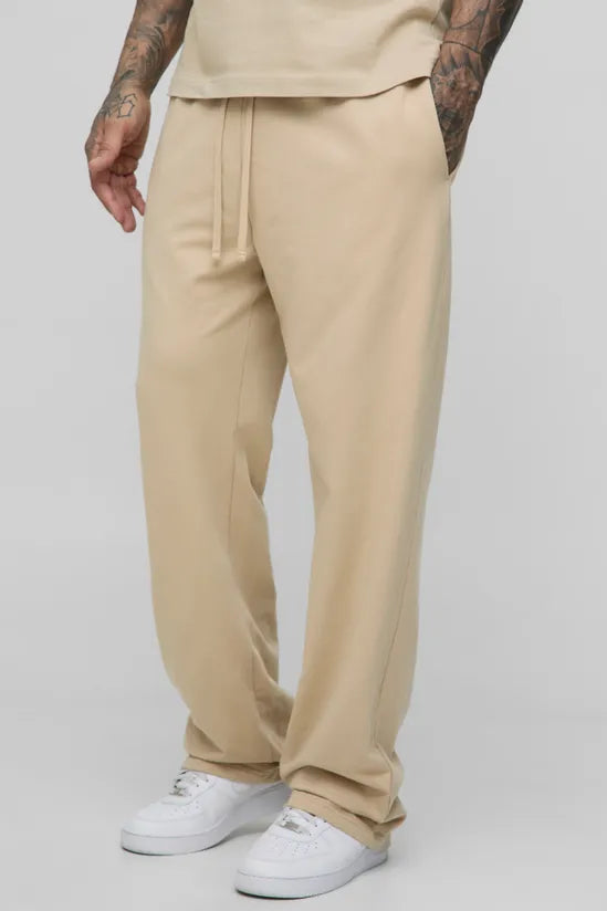 Lightweight Loopback Straight Fit Basic Joggers