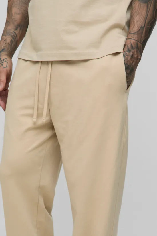 Lightweight Loopback Straight Fit Basic Joggers