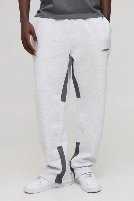 Relaxed Colour Block Gusset Joggers