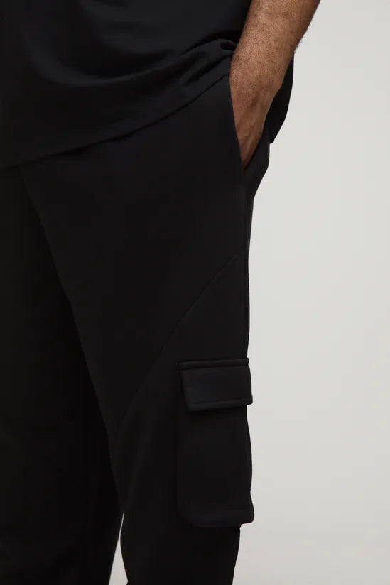 Oversized Drop Crotch Cargo Joggers