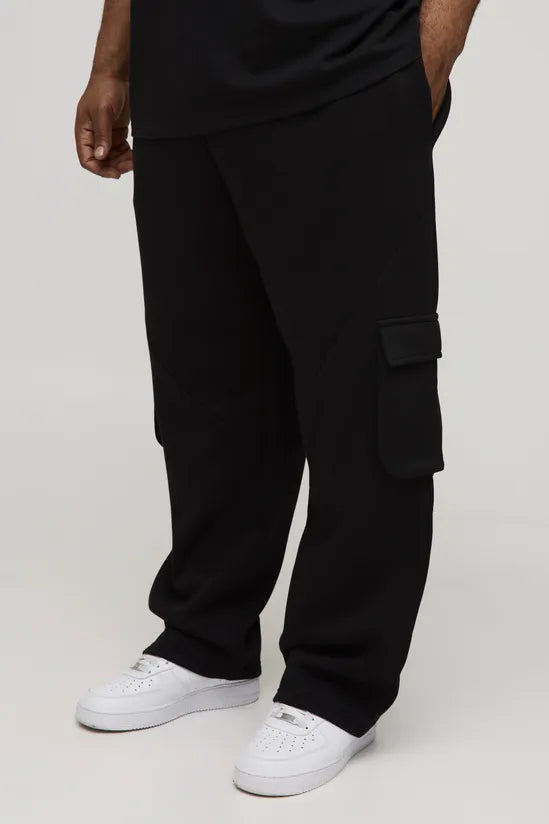 Oversized Drop Crotch Cargo Joggers