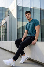 VIVE Storm Blue Performance Activewear Set