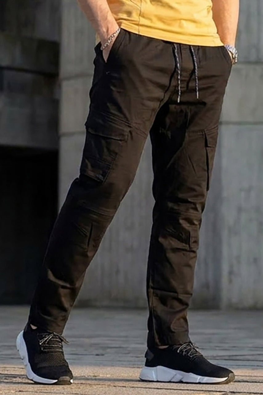 men's multi-pocket cargo pants