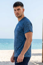 VIVE Activewear Training Tee - Ocean Blue