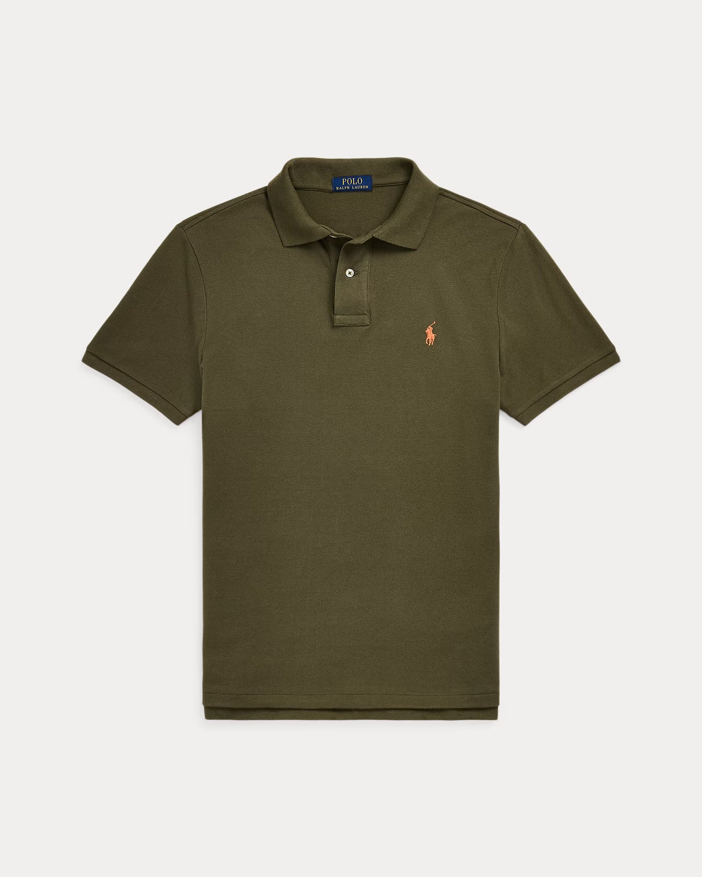 The Iconic Mesh Polo Shirt-Olive