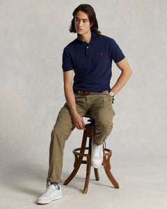 VIVE Slim Fit Mesh Polo Shirt