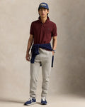 VIVE Black Slim Fit Mesh Polo Shirt