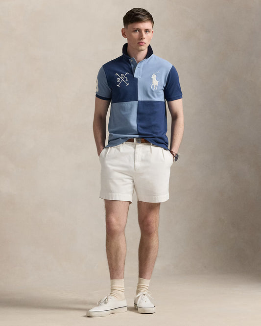 Custom Slim Fit Big Pony Mesh Polo Shirt